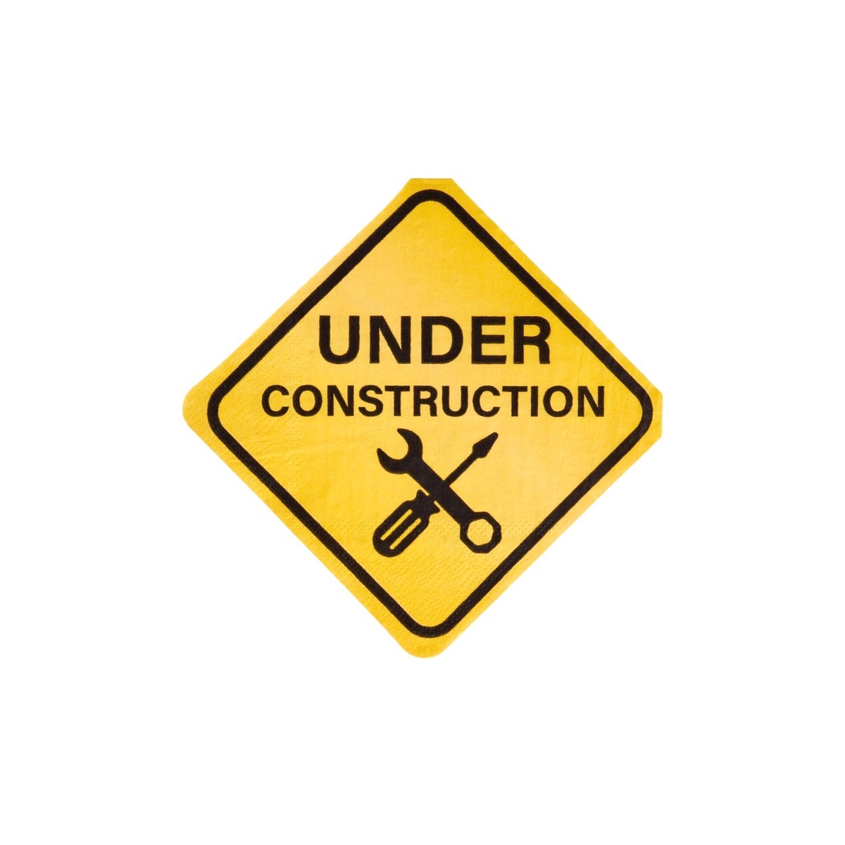 Construction Sign Paper Napkins