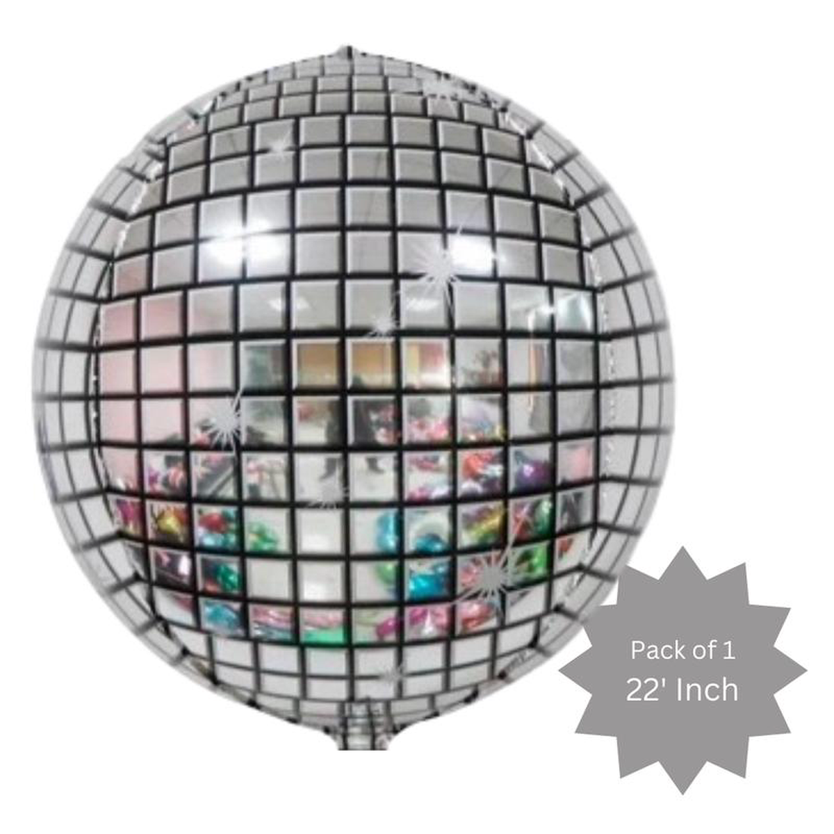 Disco ball Balloon 228243 Single Pack