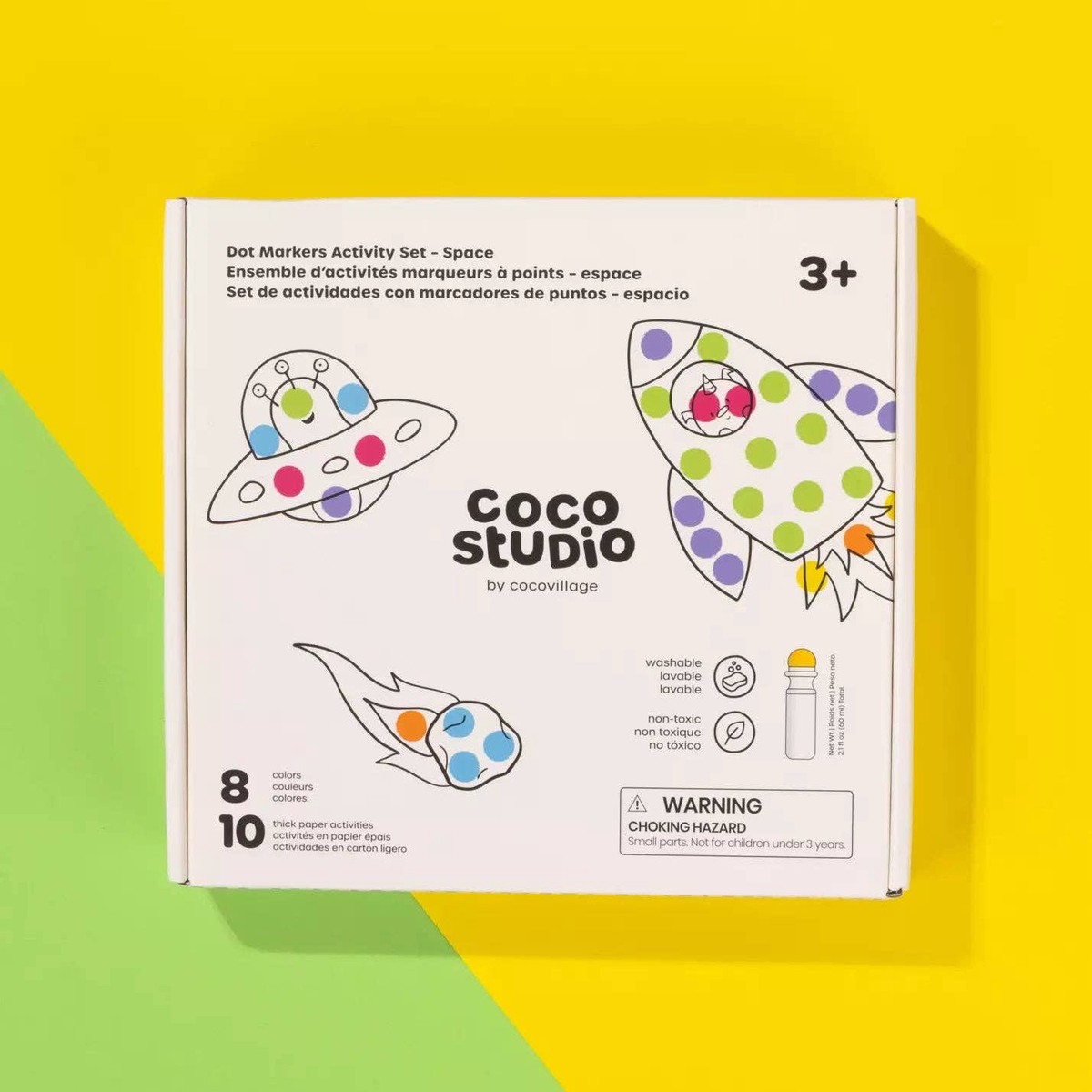 Dot Markers Activity Set Space (8 Colors)