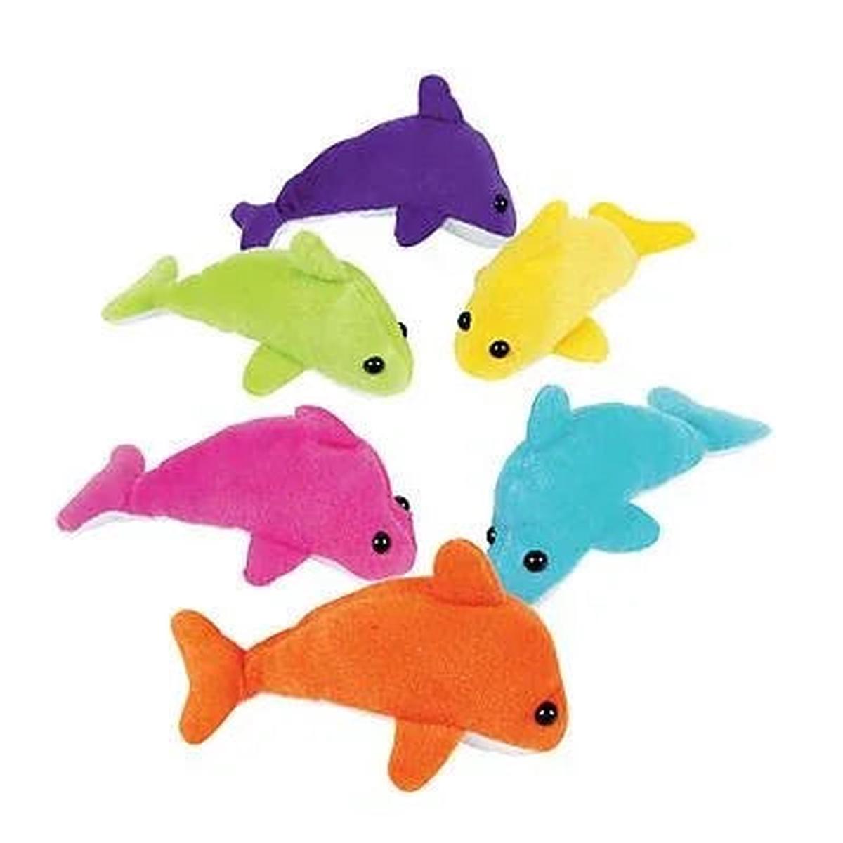 Mini Plush Dolphins | 12ct