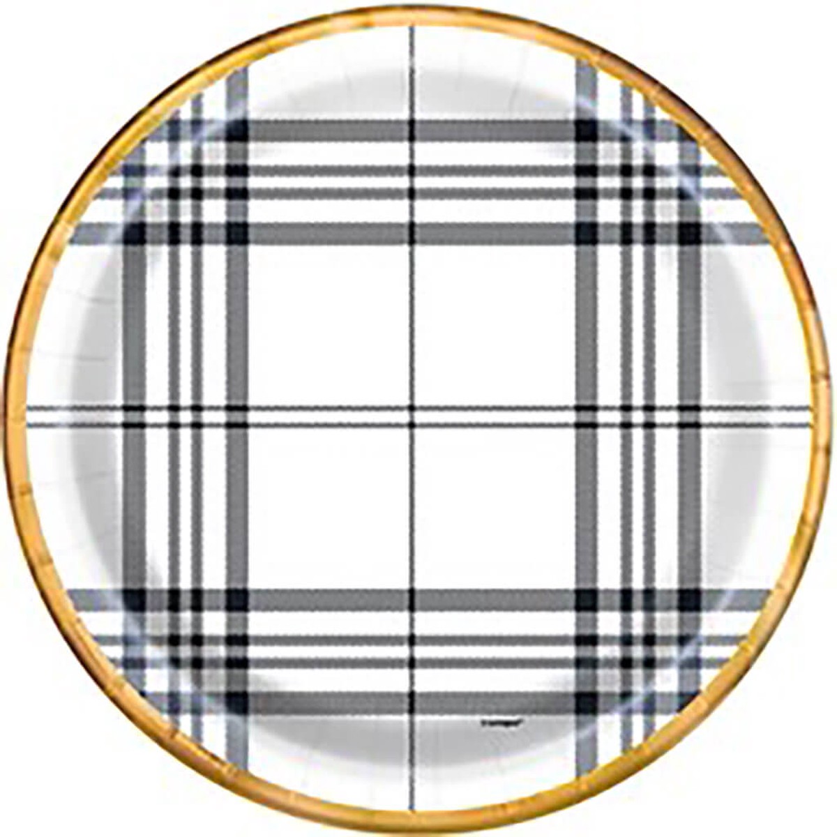 Modern Thanksgiving Dinner Plate 9in 10ct