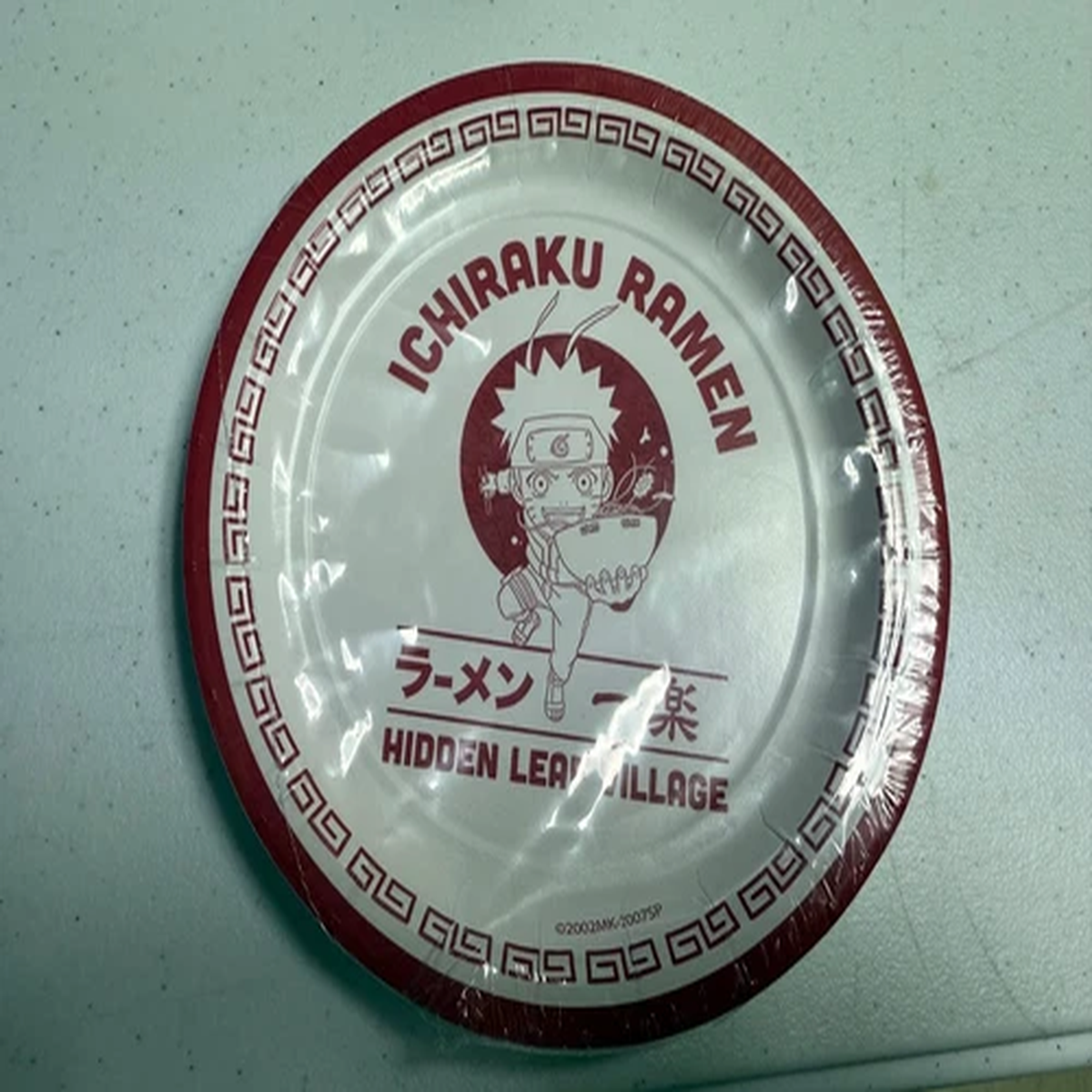 Naruto Shippuden 8 Party Plates 7 Ichiraku Ramen Hidden Leaf Village Anime NEW