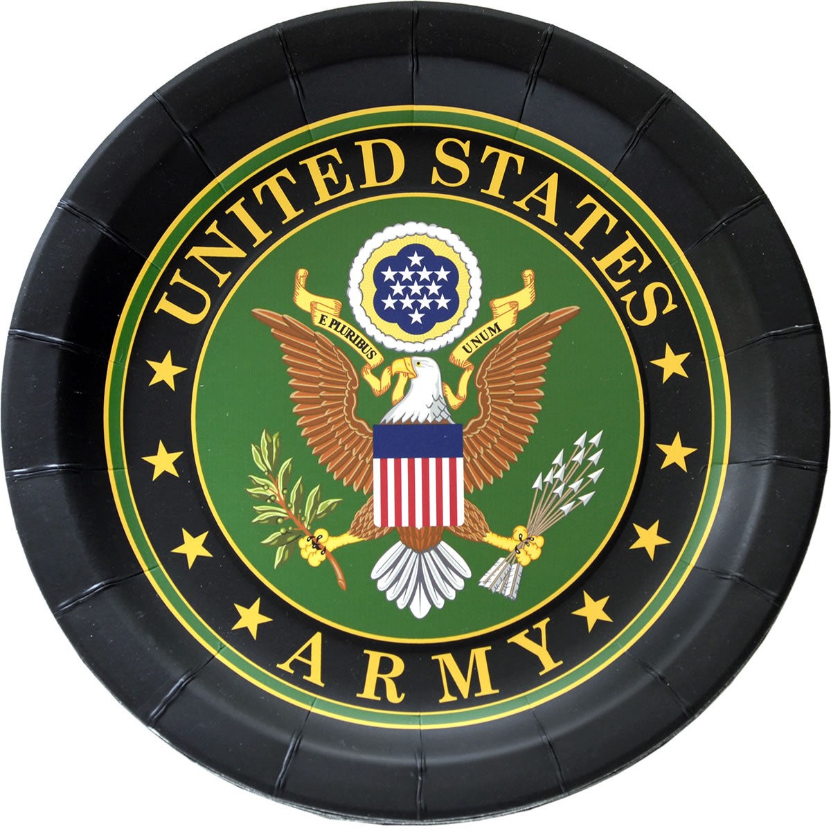 Official US Army PartyWare- 9″ Plates/ 8 Count/ Heavyweight