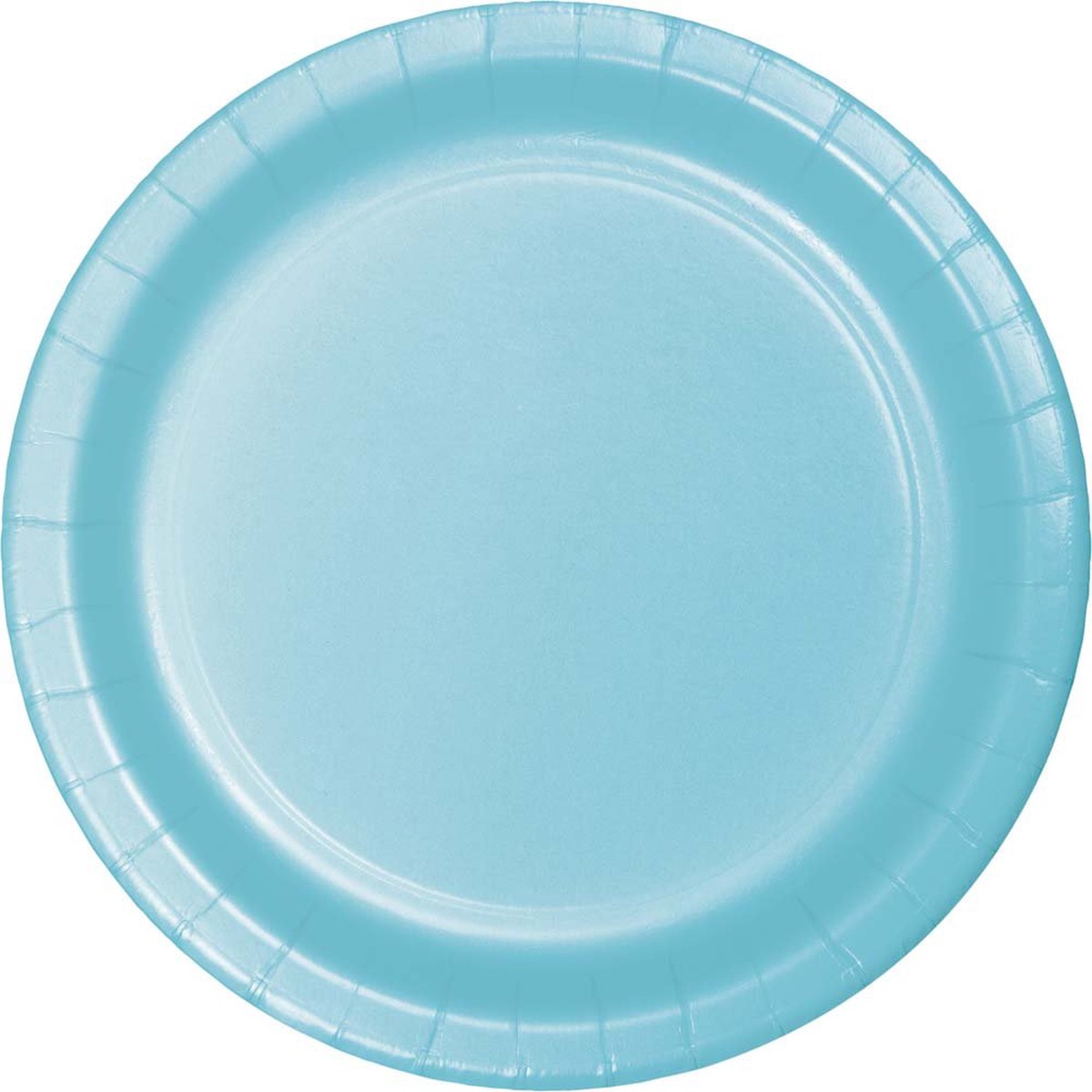 Pastel Blue Paper Plates 7″ | 24ct
