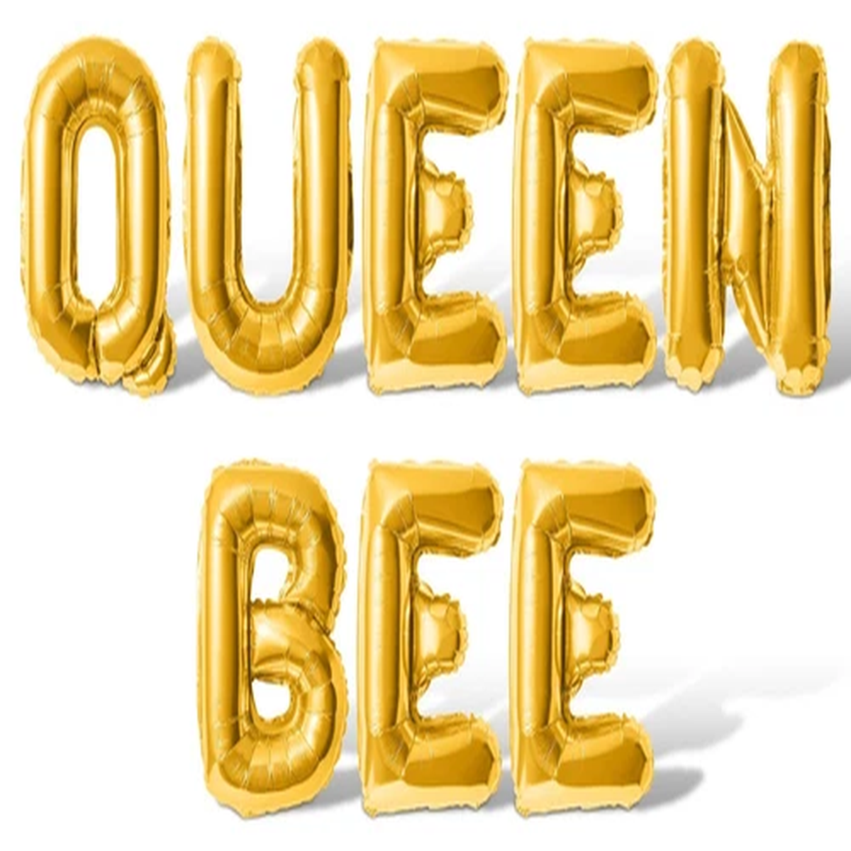 QUEEN BEE Letter Balloon Banner – Birthday Party Decorations – Bee Theme Party