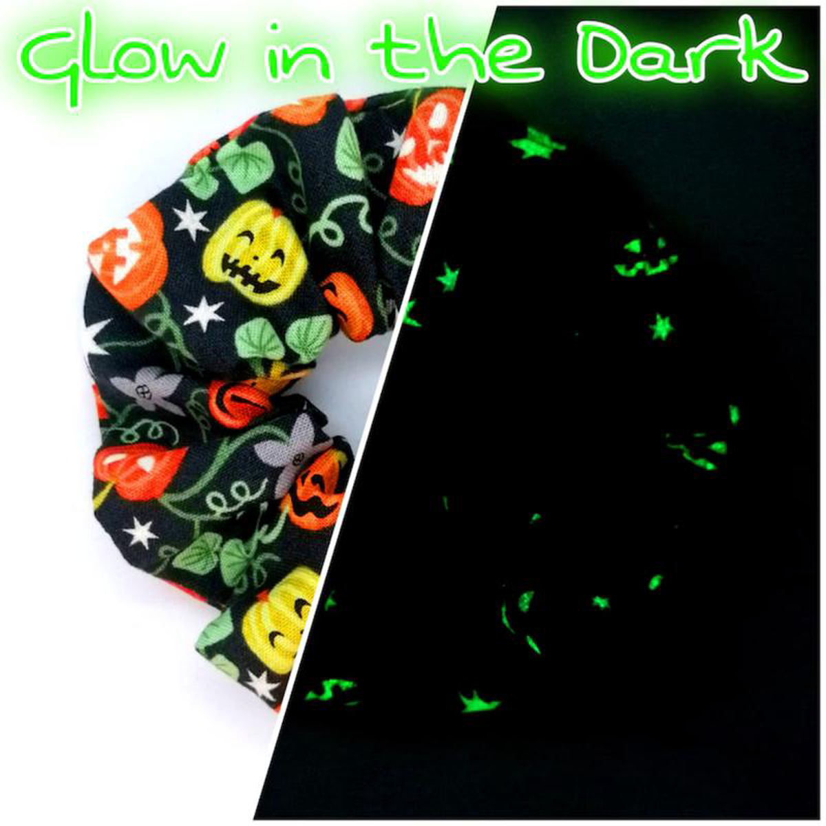 Scrunchies Moos Halloween LED 48243 (x1u) 8211 2 Estilos