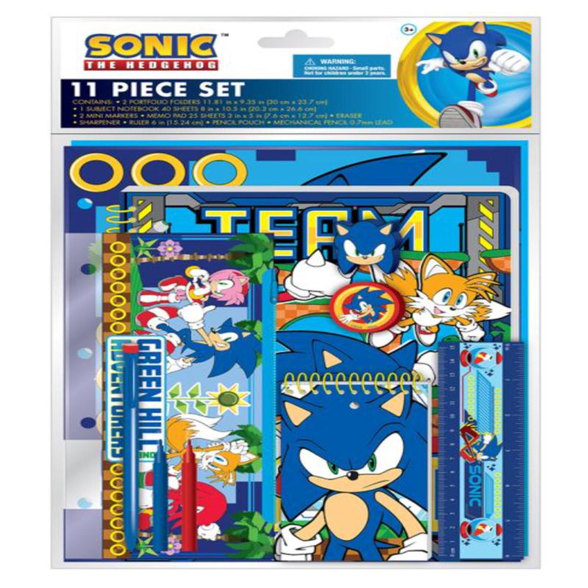 Sonic 11pc Value Set in Bag with Header