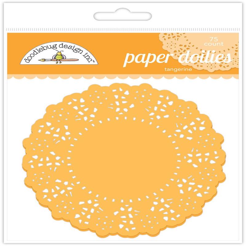 Tangerine Doilies, 4.5” | 75 ct