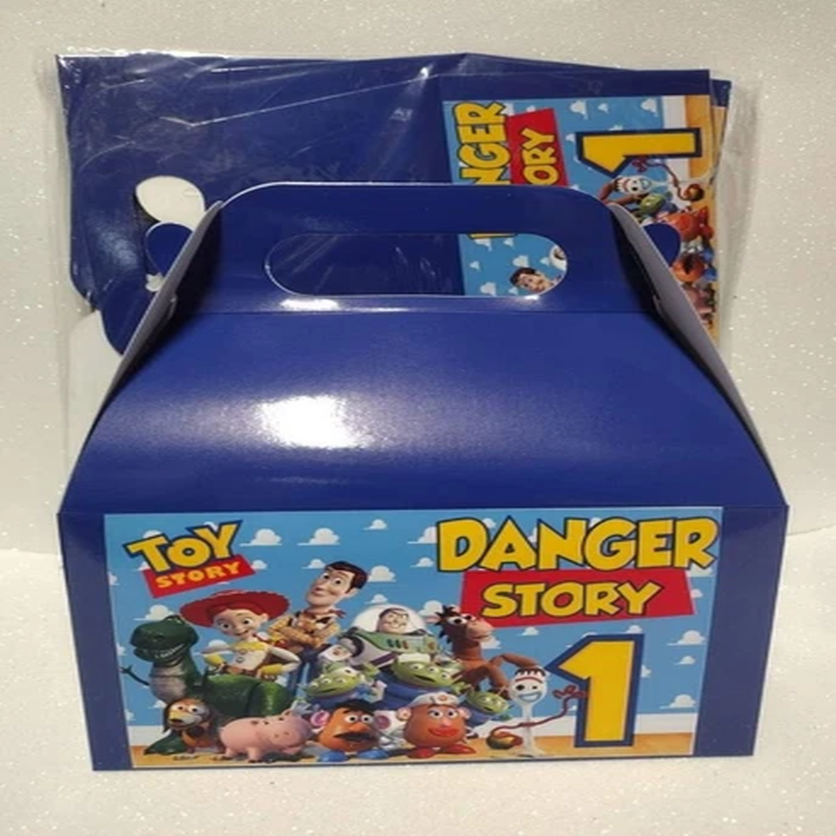 Toy story party favor treat box personalized Set of 12 birthday box, personaliza