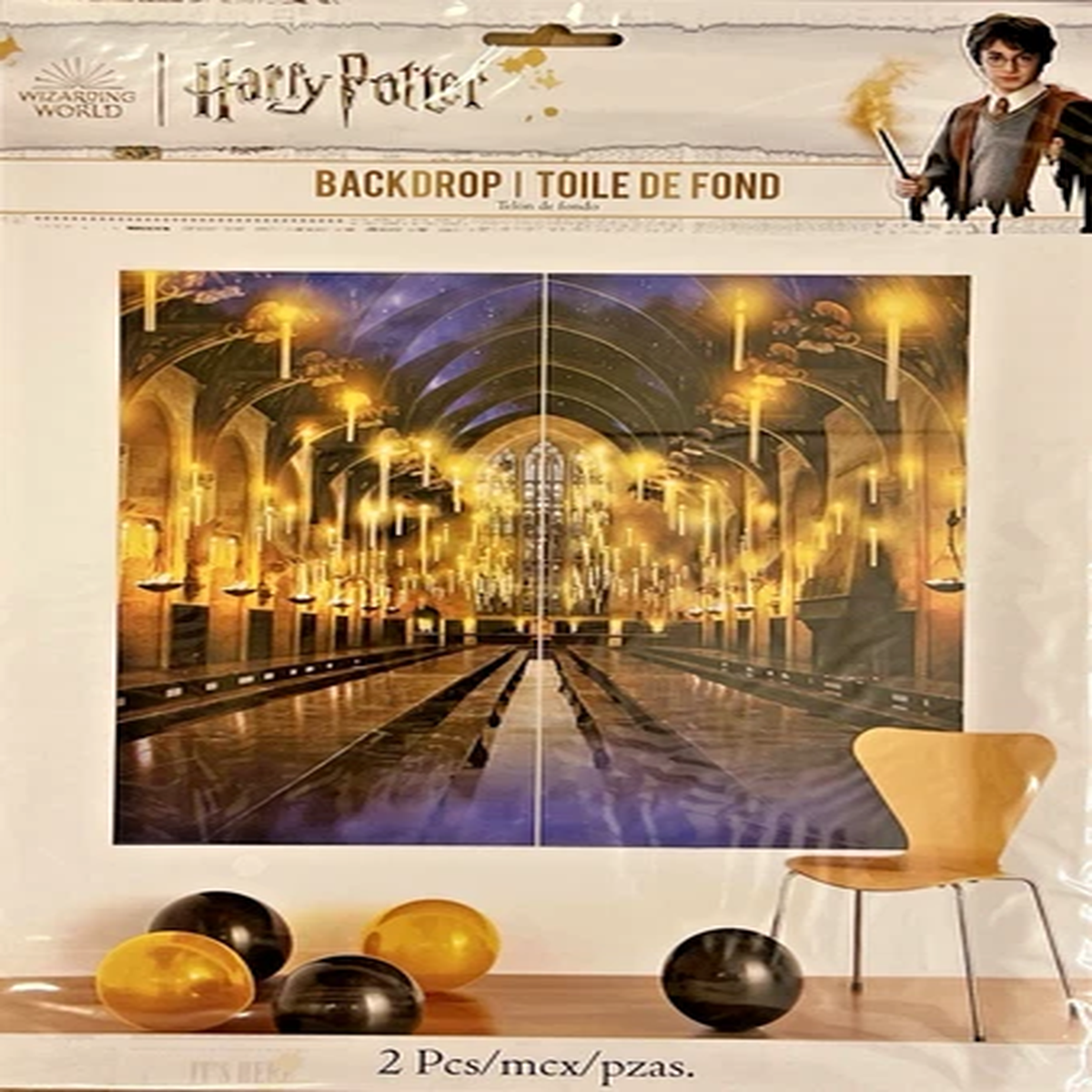 Hogwarts Harry Potter Wizarding World Kids Birthday Party Decoration Backdrop