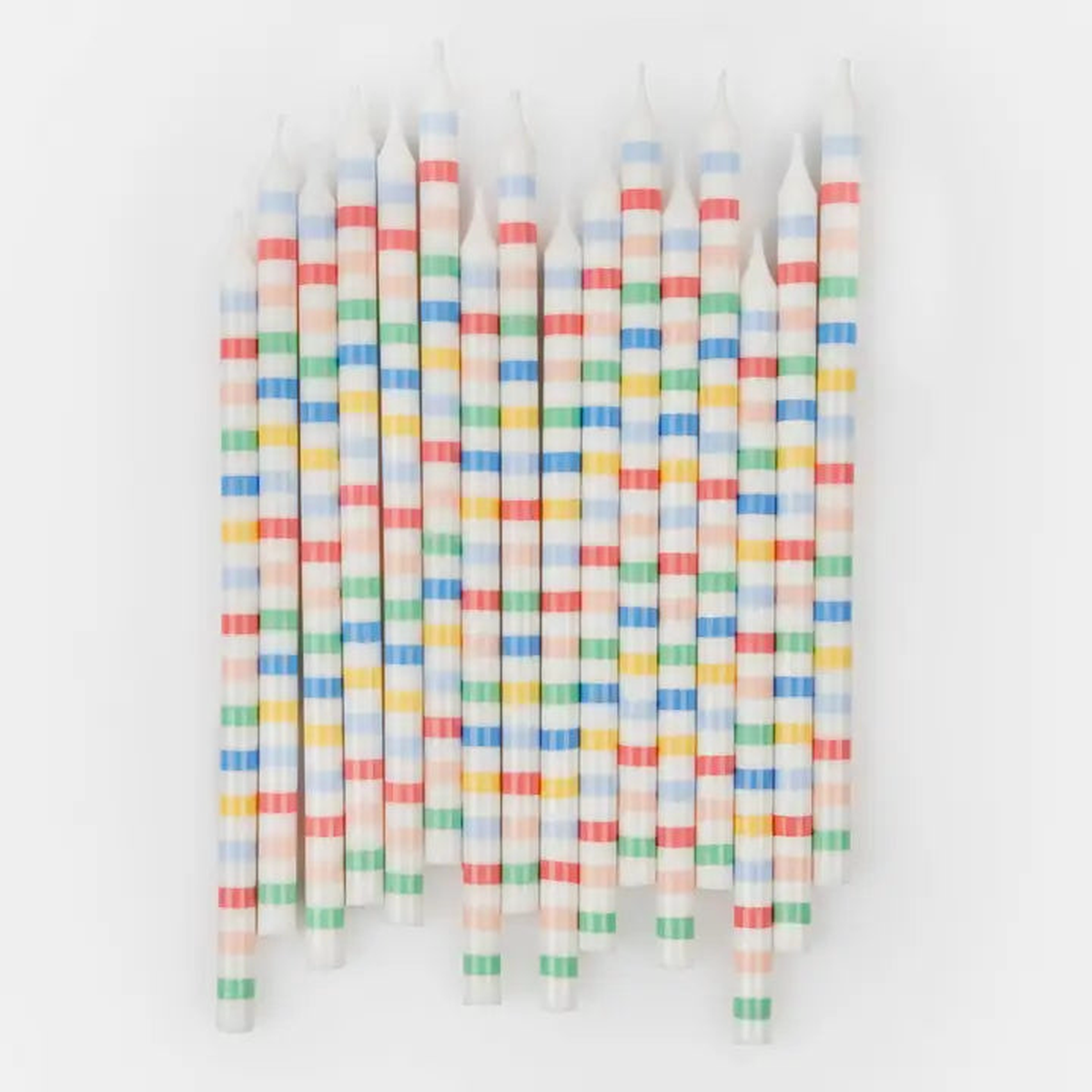 Party Candles – Multi Stripe