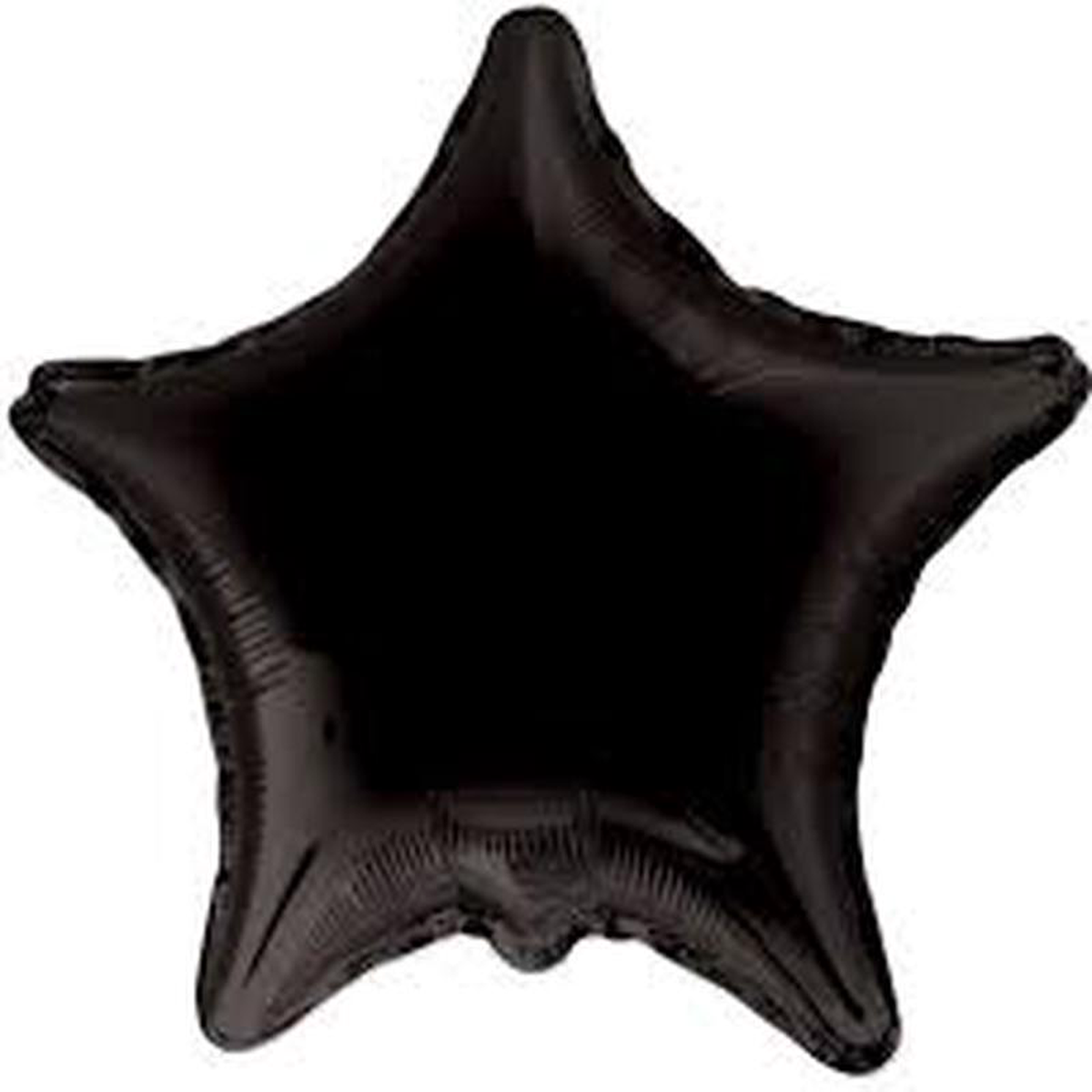 Star Solid Black Balloon 188243