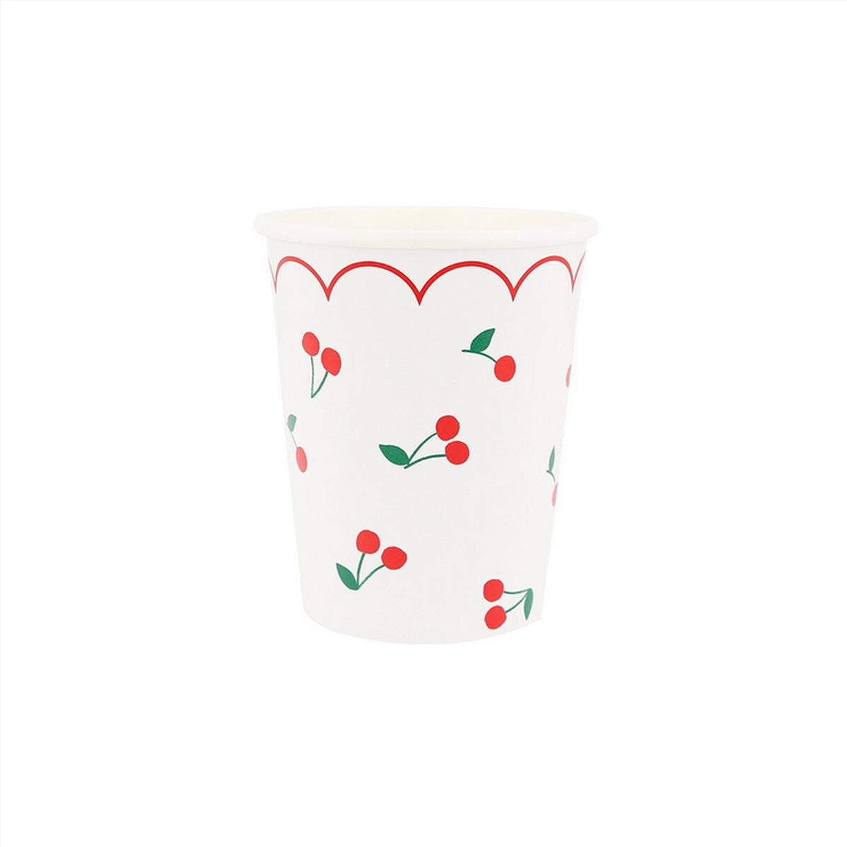 Cherry Pattern Cups