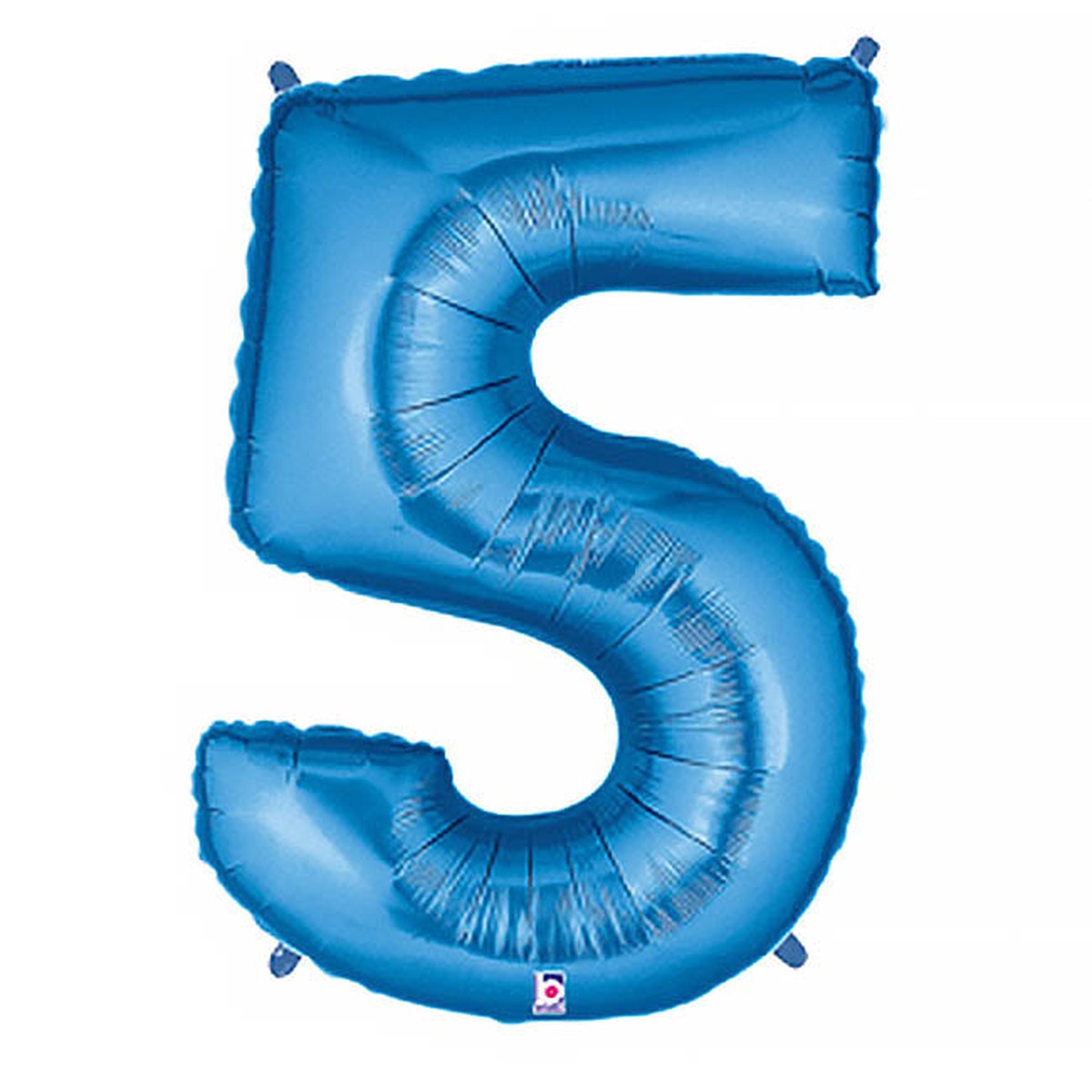 Foil Balloon 40″ (101.6cmH) Number ‘5’ Blue