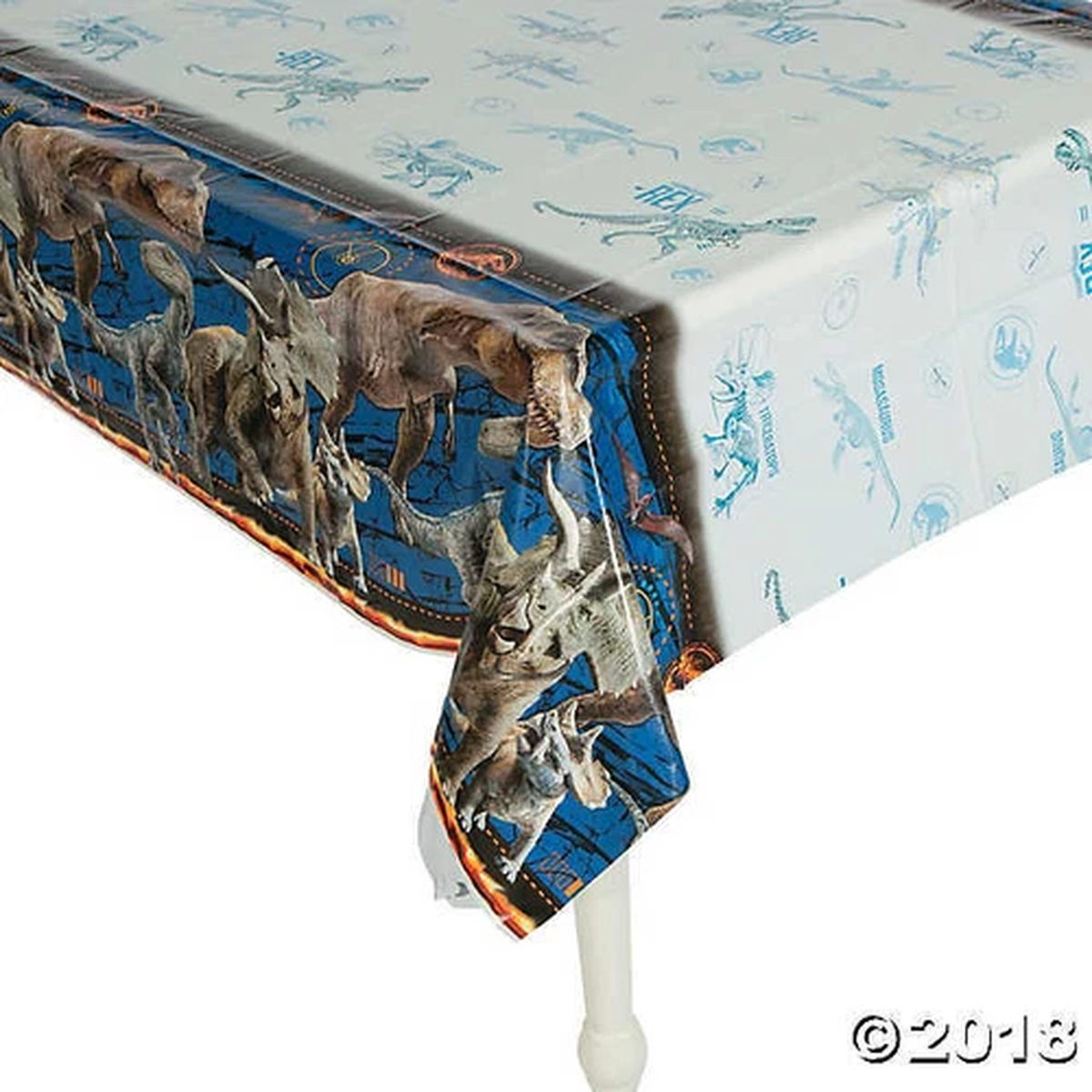 NEW Jurassic World Table Cover Plastic T-Rex Birthday Party Supplies Dinosaur
