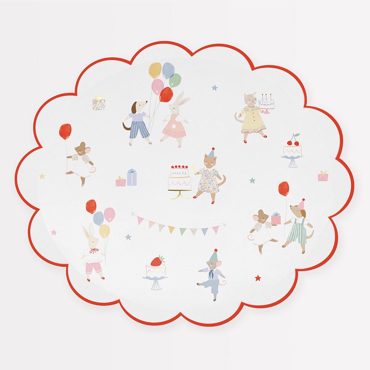Animal Friends Dinner Plates
