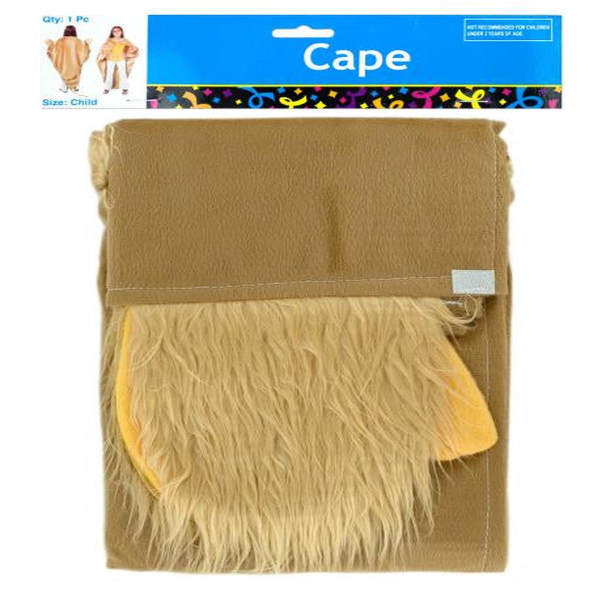 Child’s Monkey Cape with Tail & Furry Paws (Available in a pack of 6)