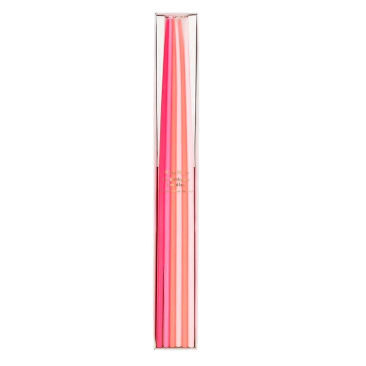 Pink Tall Tapered Candles 15 (12pk)