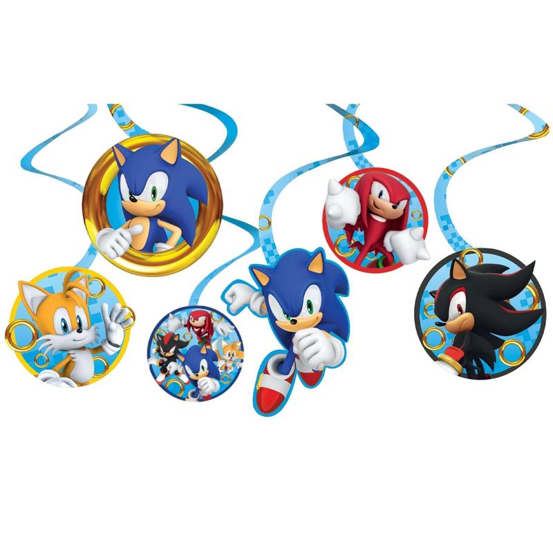 Sonic Spiral Decorations – Amscan