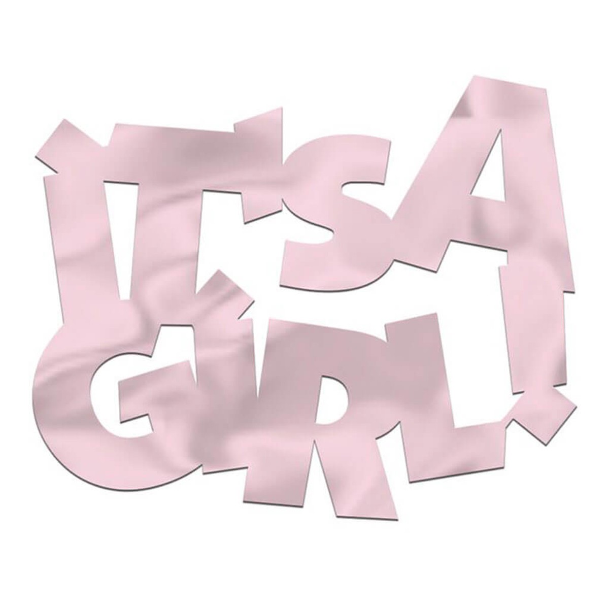 Jumbo Its A Girl Fanci-Fetti Pink