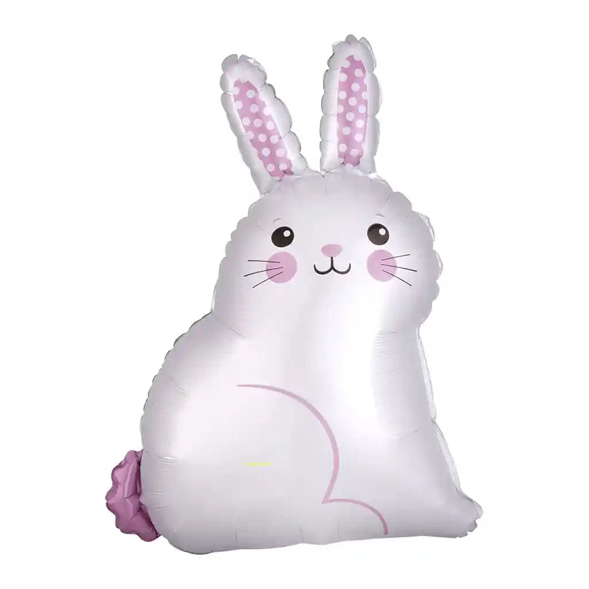 White Satin Bunny Junior Shape 18in