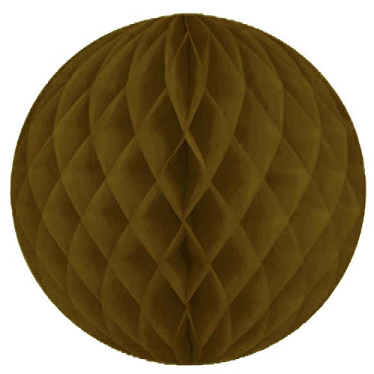8 In. Brown Honeycomb Ball