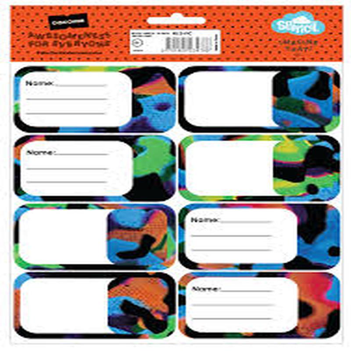 BOOK LABELS VIRTUAL CAMO
