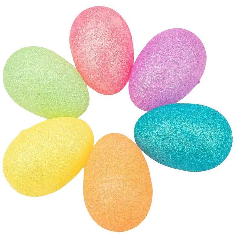 Easter Glitter Eggs Assorted 6ct – Amscan