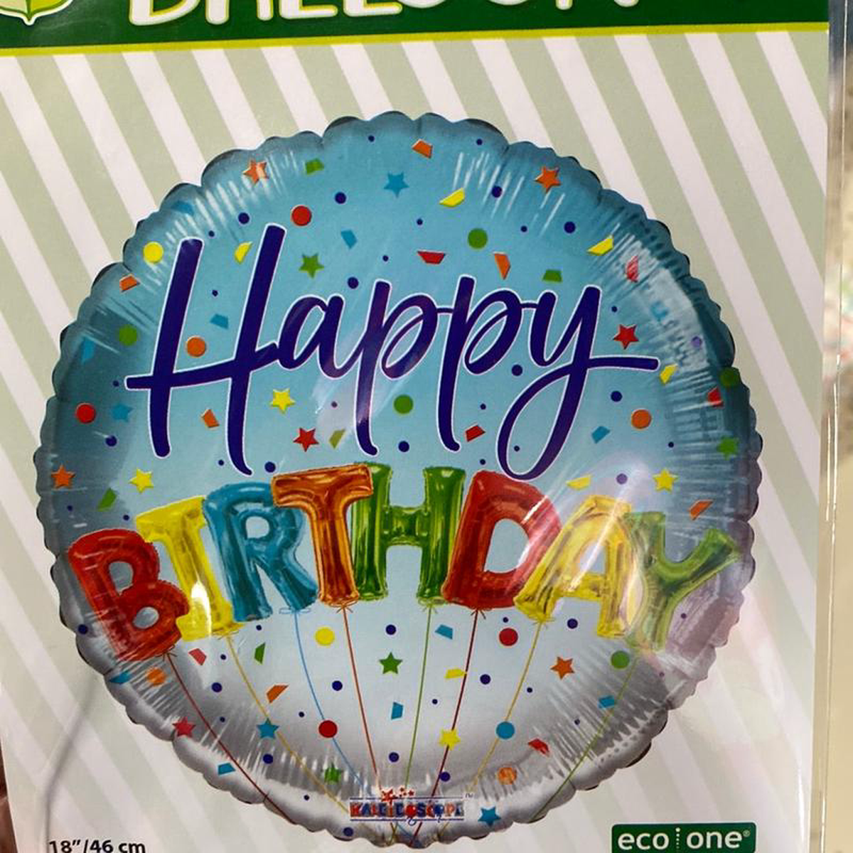 Globo De Cumpleaos 18