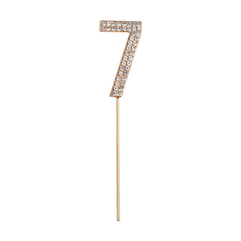 GP: Rhinestone Number Cake Toppers – 7