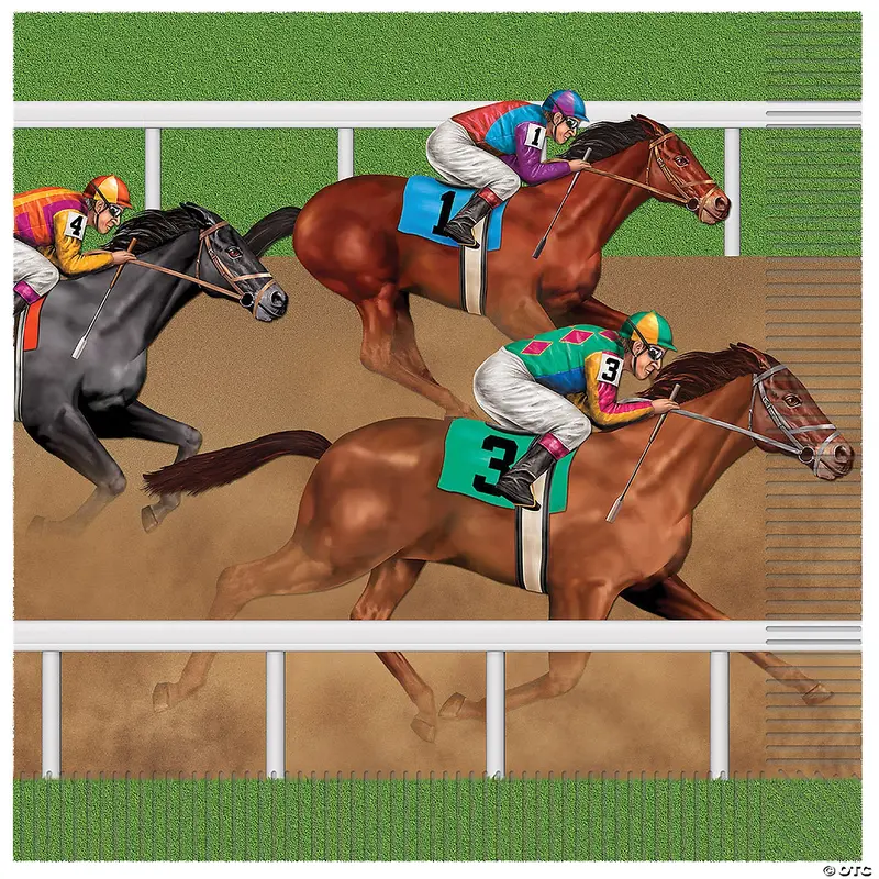 Horse Racing Napkins | Costume-shop.com