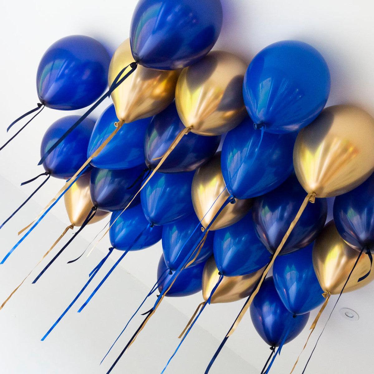 Sapphire Blue Helium Ceiling Balloons Elevate Your Celebration with Stunning Helium Ceiling Balloon