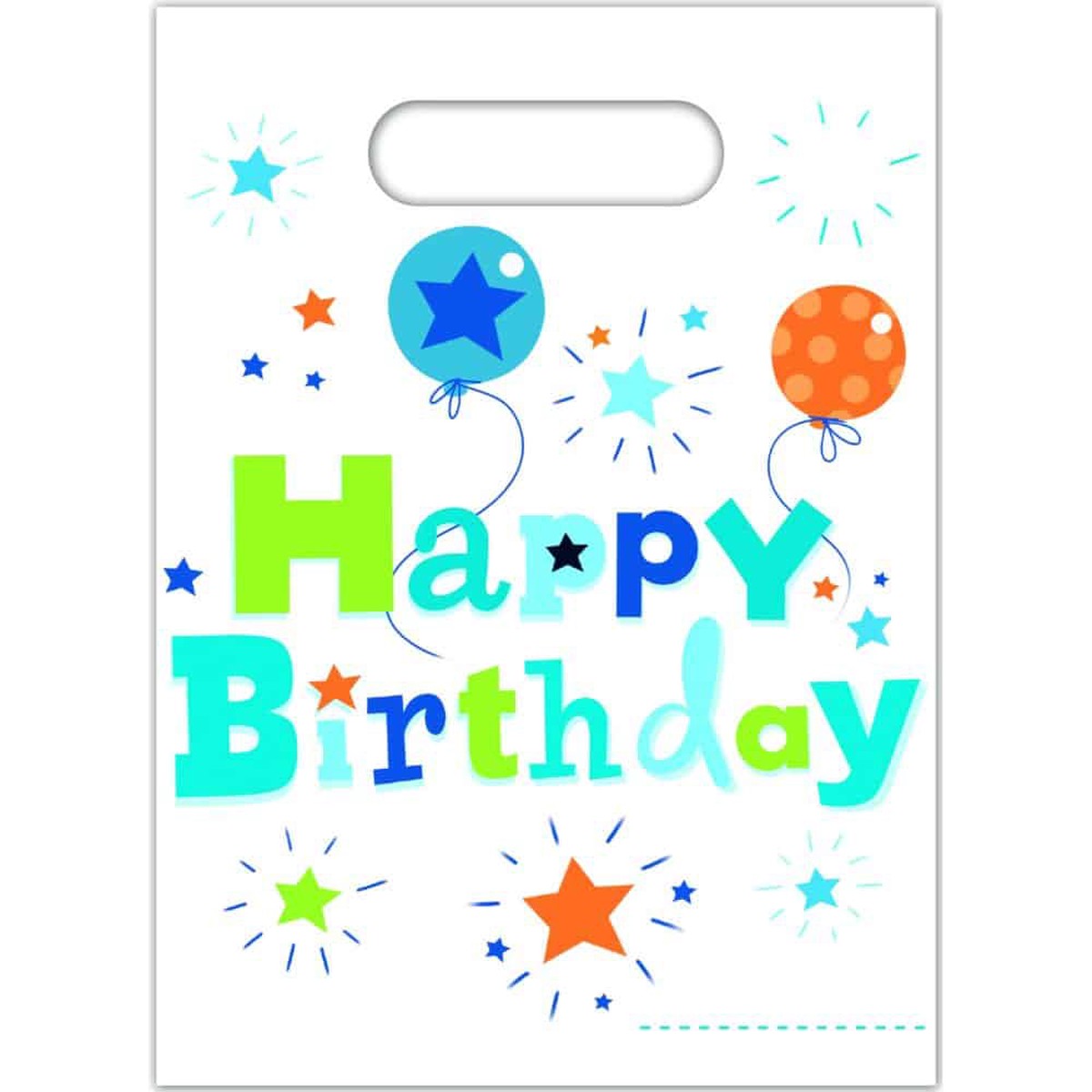 Happy Birthday Explosion Party Loot Bags