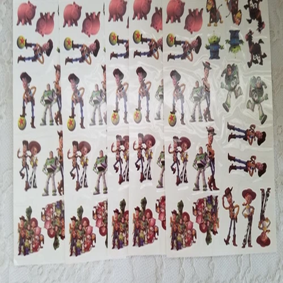 TOY STORY Themed Temporary Tattoos 5 SHEETS Kids Loot Bag Fillers Favours Toys