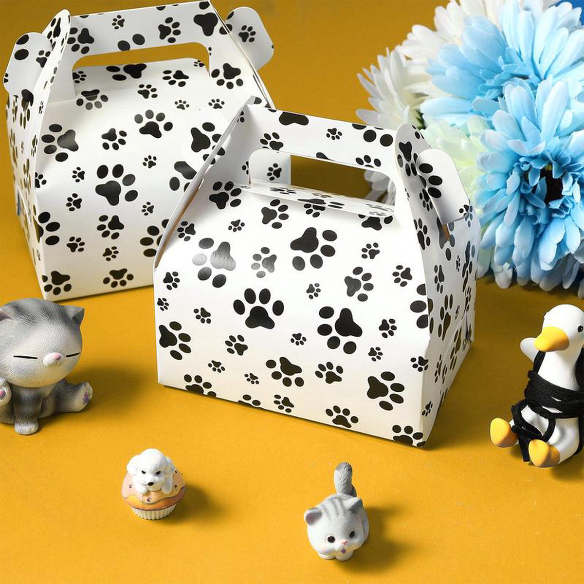 Cookie Boxes Huella de Perro (x12u)