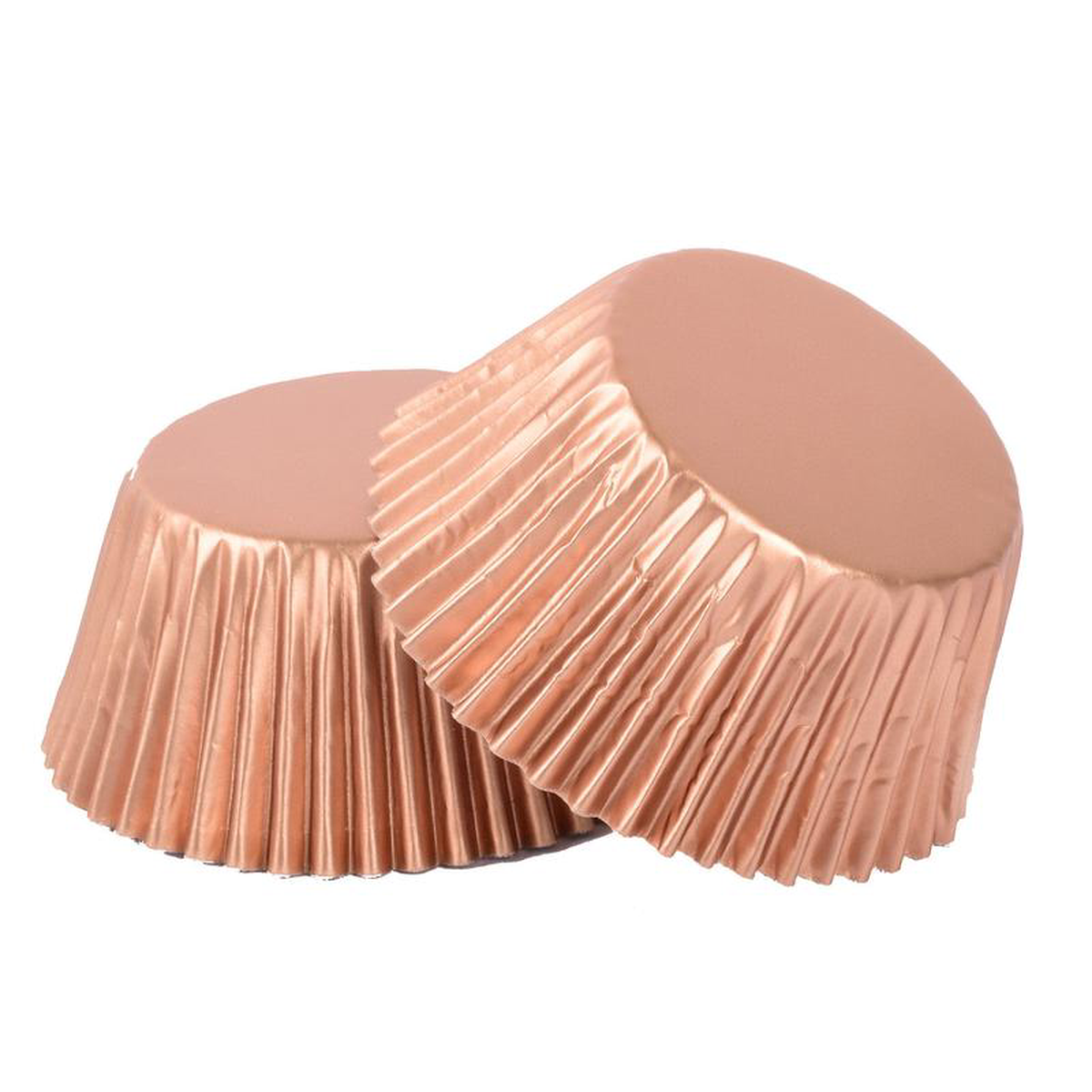 Cups Cakes Foil Rose Gold 25 pcs