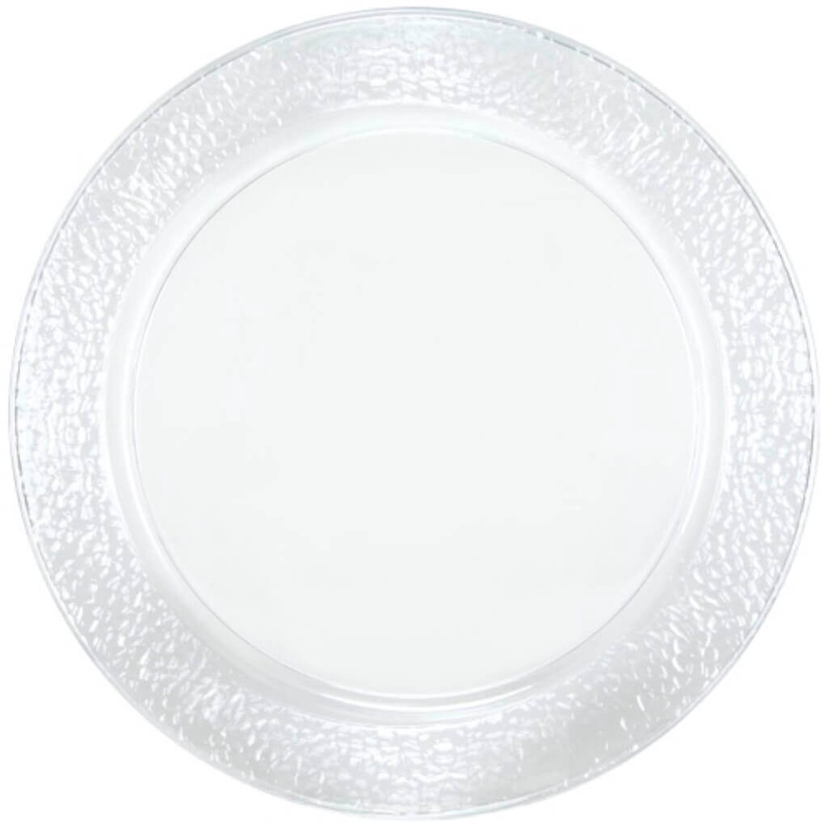 Lillian Round Clear Tray 135in 2Pk
