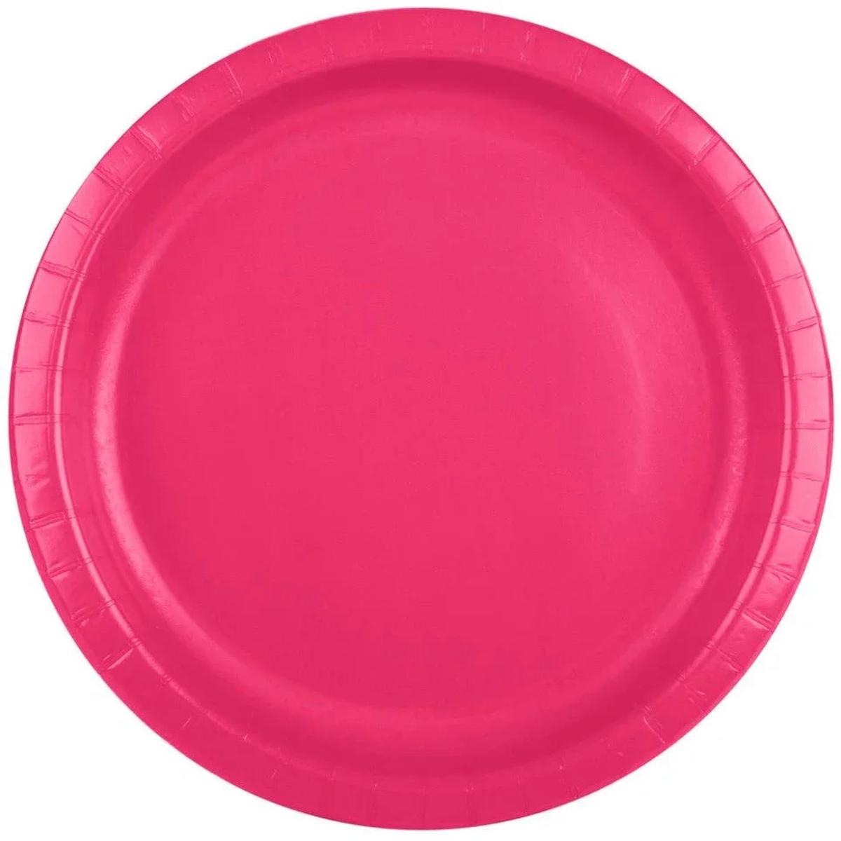 Magenta Paper Plates 10″  | 24ct