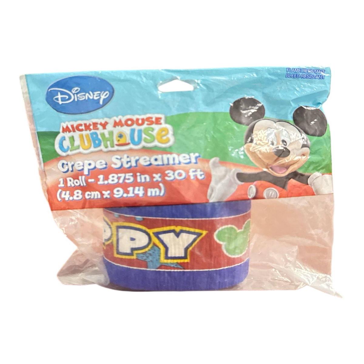 Crepe Streamer – Disney Mickey Mouse (30ft) – Amscan