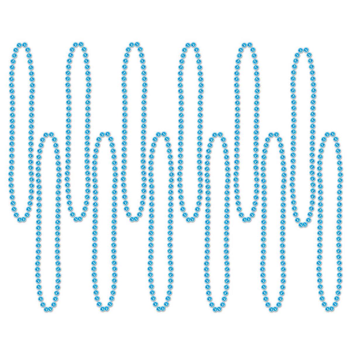 Party Beads Small Round Turquoise