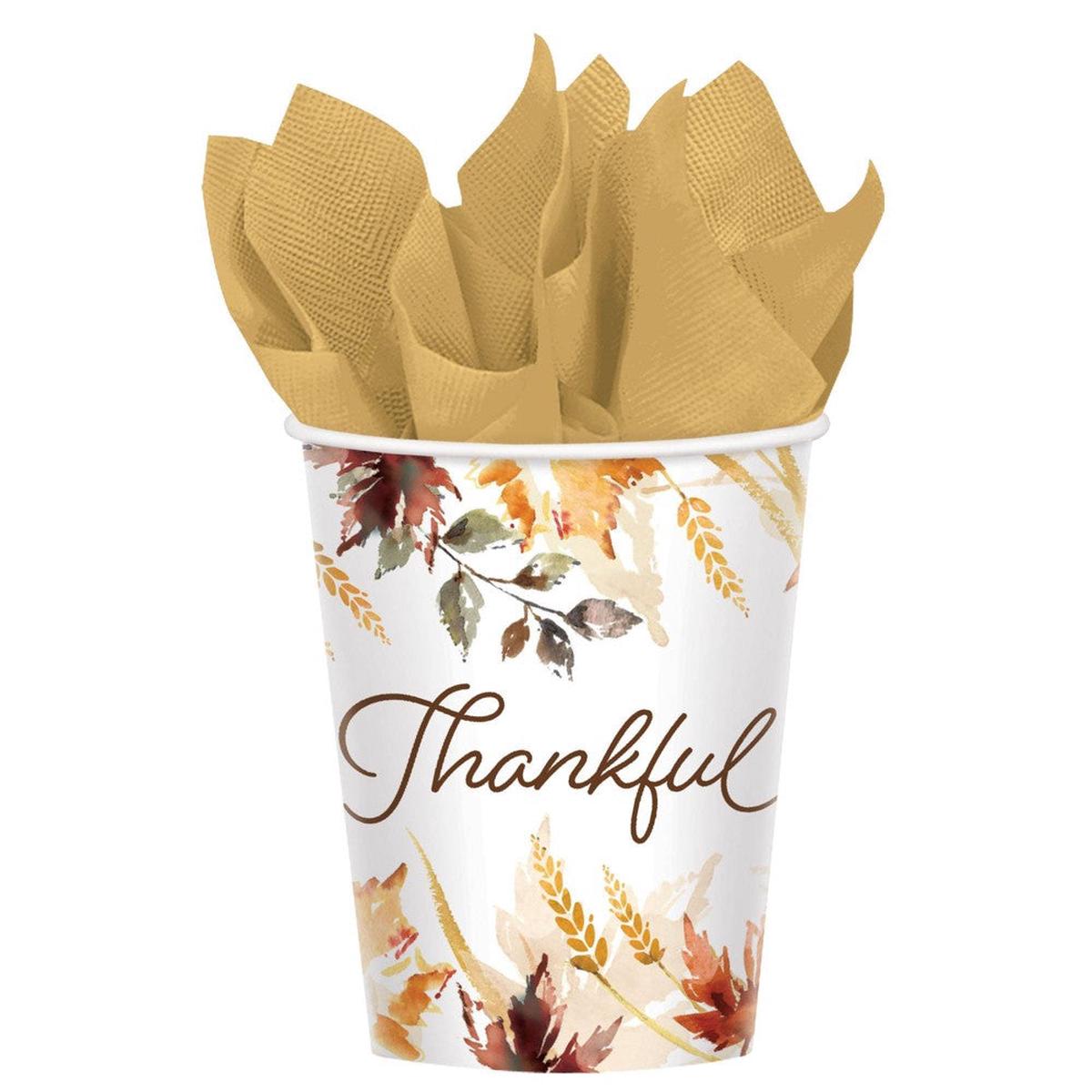9oz Cups – Classic Thanksgiving (50ct) – Amscan