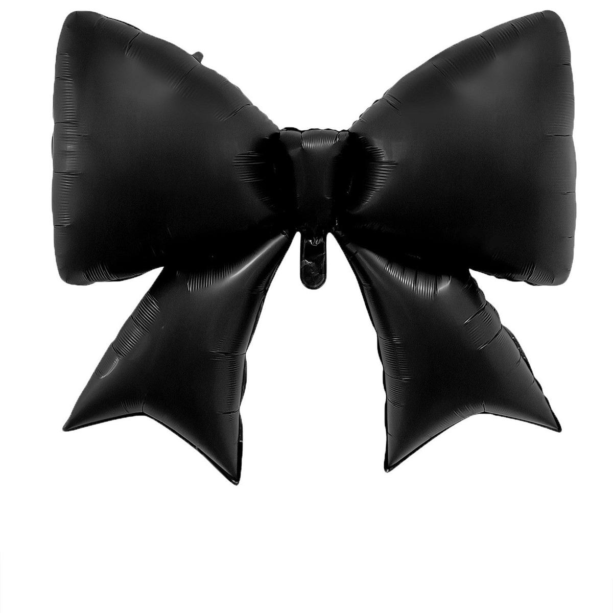 Black Bow Ribbon Helium Foil Balloon – Perfect for any celebrations