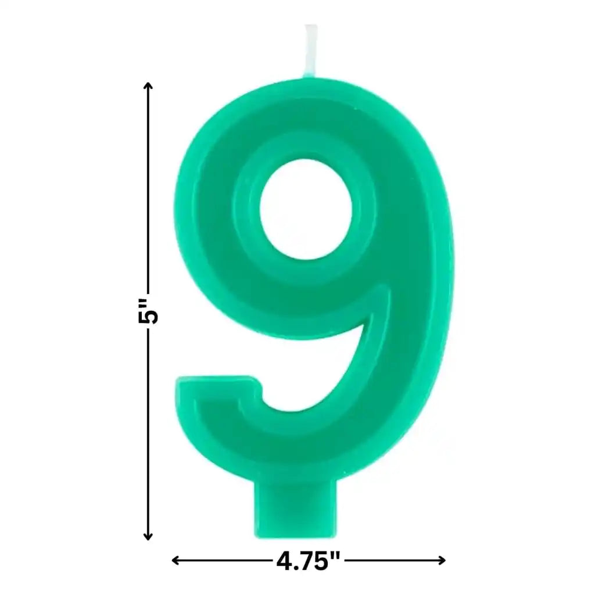 Numeral Bday Candle 9