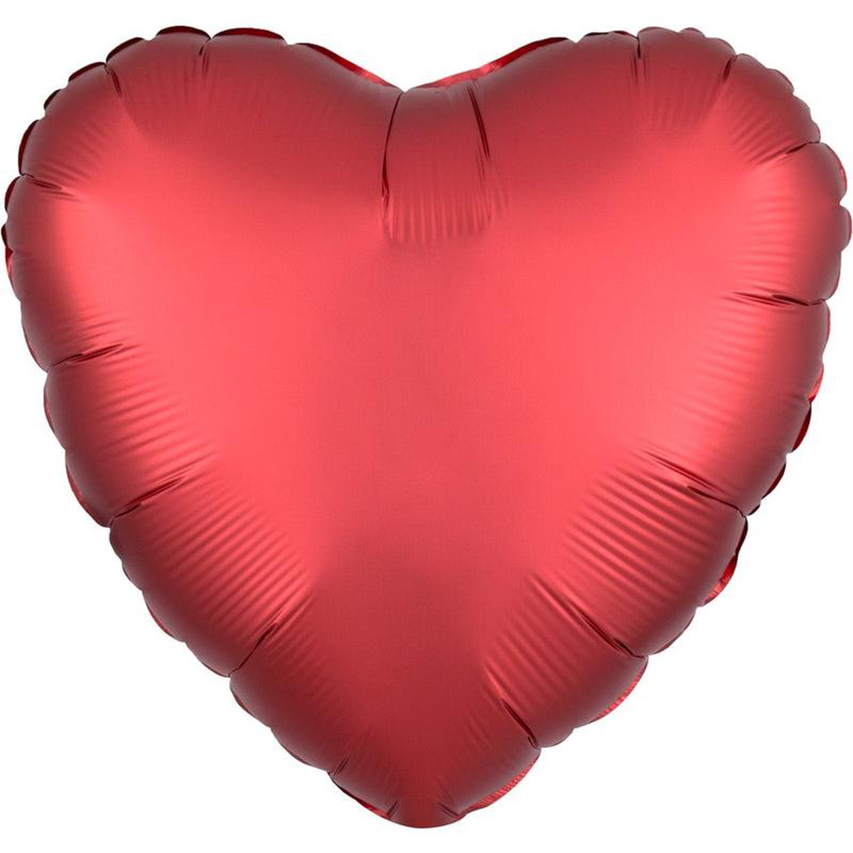 Solid Matte Heart Red Balloon 188243