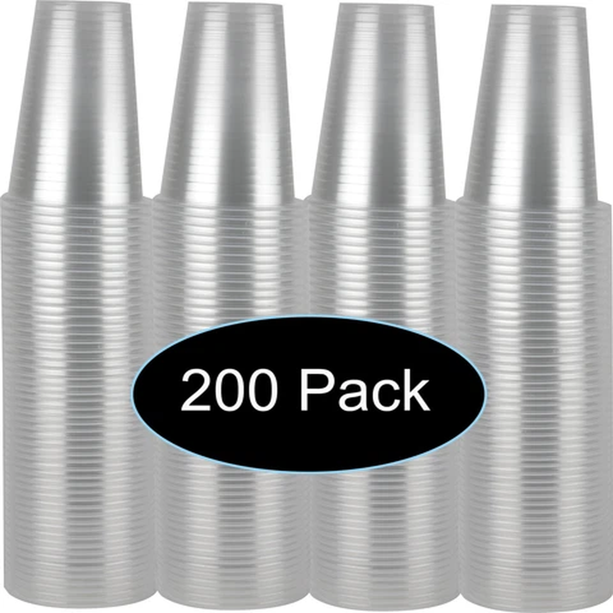 5 oz Clear Plastic Disposable Drinking Cups 200 count