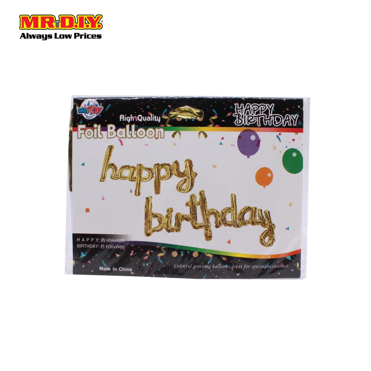 Birthday Foil Balloon Pink