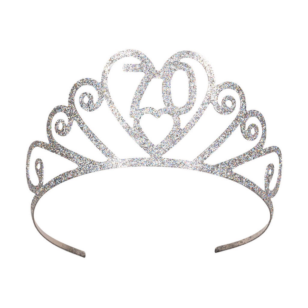Glittered Metal 70 Tiara