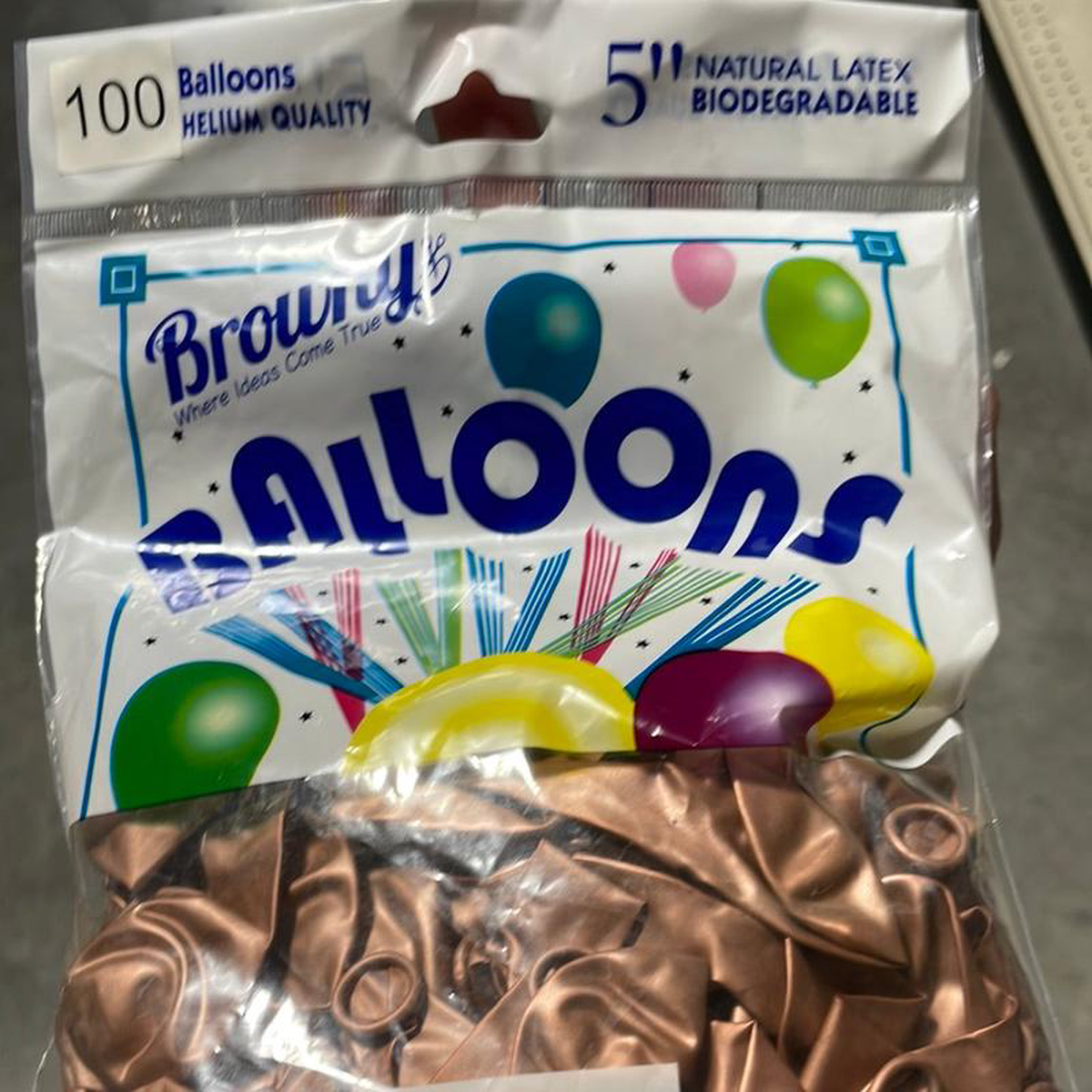 Globos 5 100pcs 8211 Chrome Rose Gold