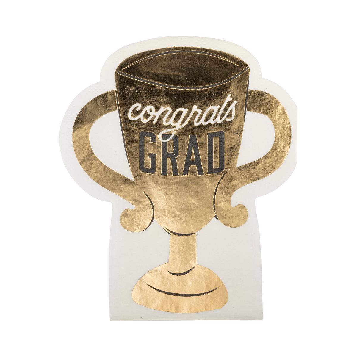 Trophy Grad Dinner Napkin | 18ct