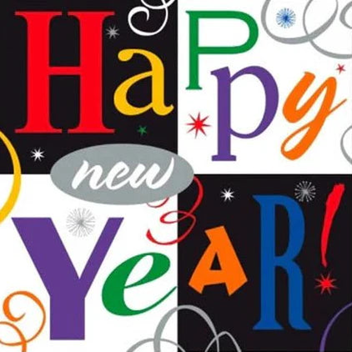 5″ Napkins – New Year (16ct) – Amscan